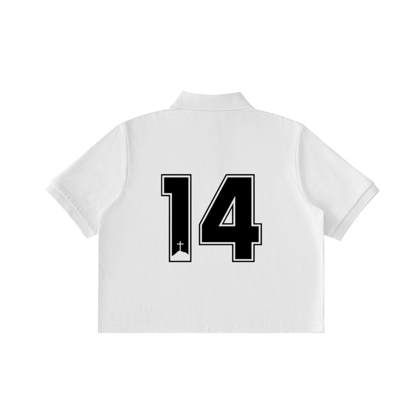 Essential Cropped Polo Shirt