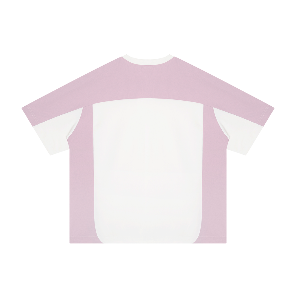 Unisex Color Block Loose T-Shirt