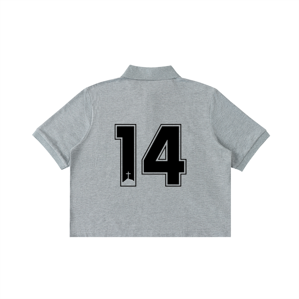 Essential Cropped Polo Shirt