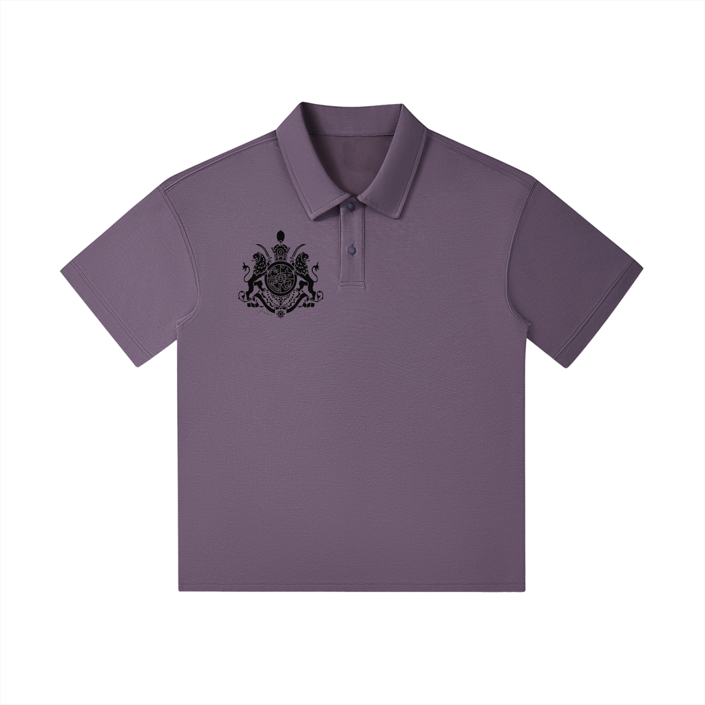 Drop Shoulder Short-Sleeve Polo