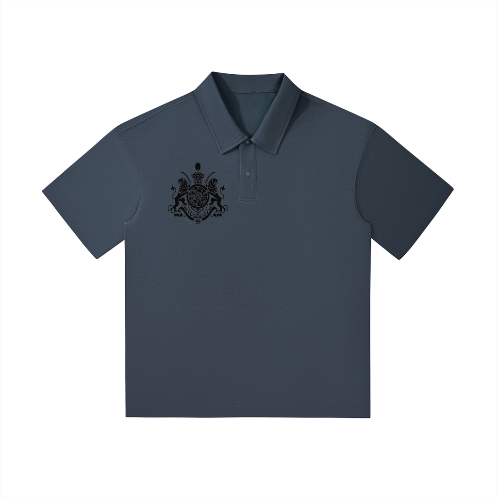 Drop Shoulder Short-Sleeve Polo