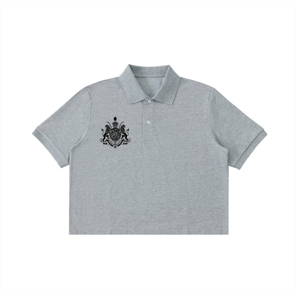 Essential Cropped Polo Shirt