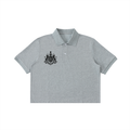 Essential Cropped Polo Shirt