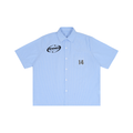 Striped Boxy Short Sleeve Shirt