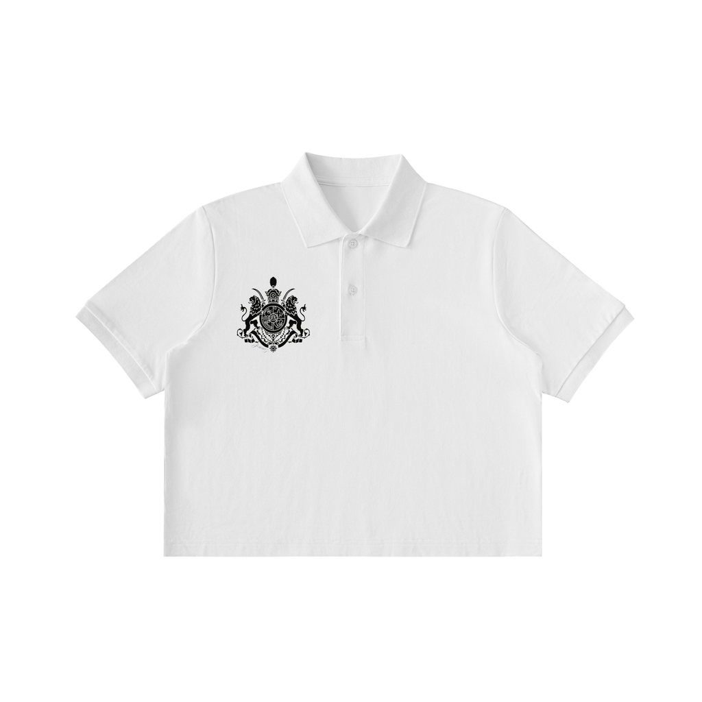 Essential Cropped Polo Shirt